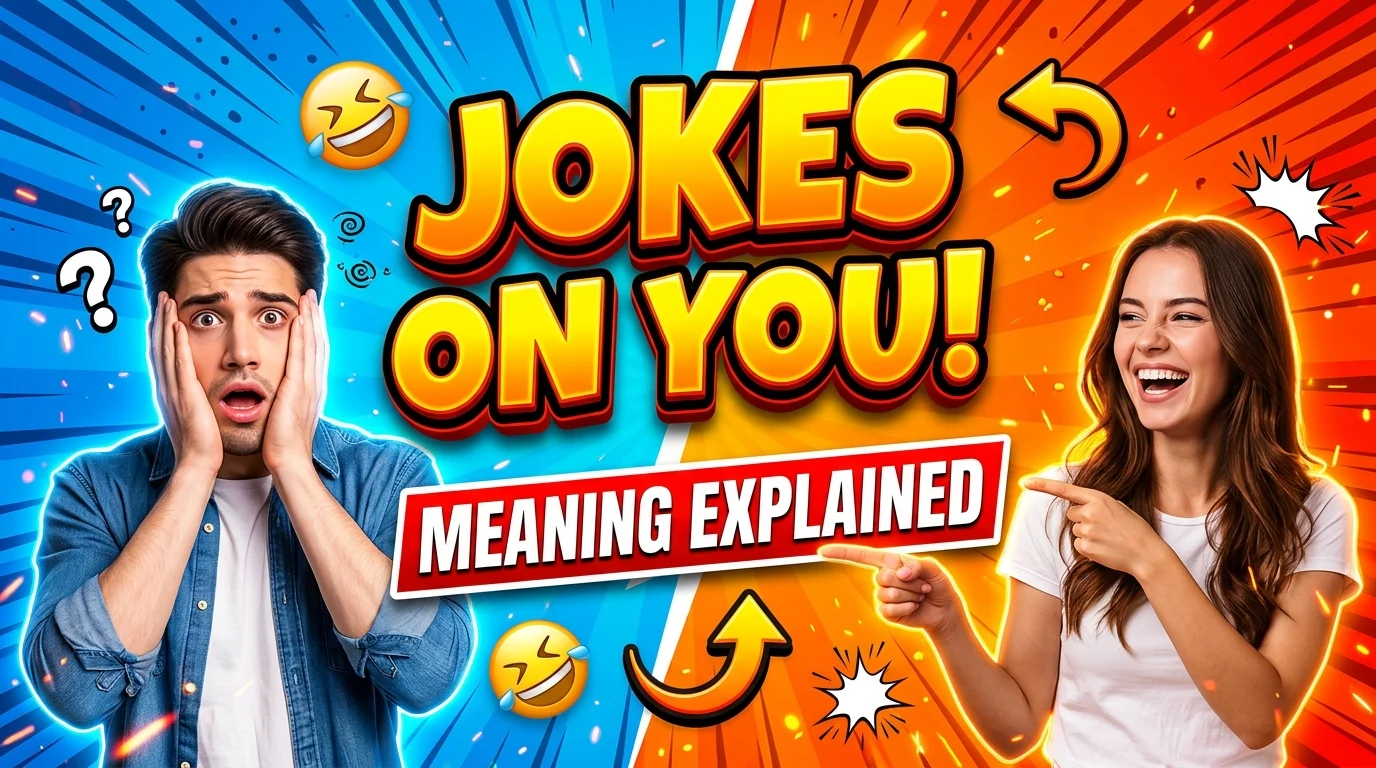 Jokes on you meaning