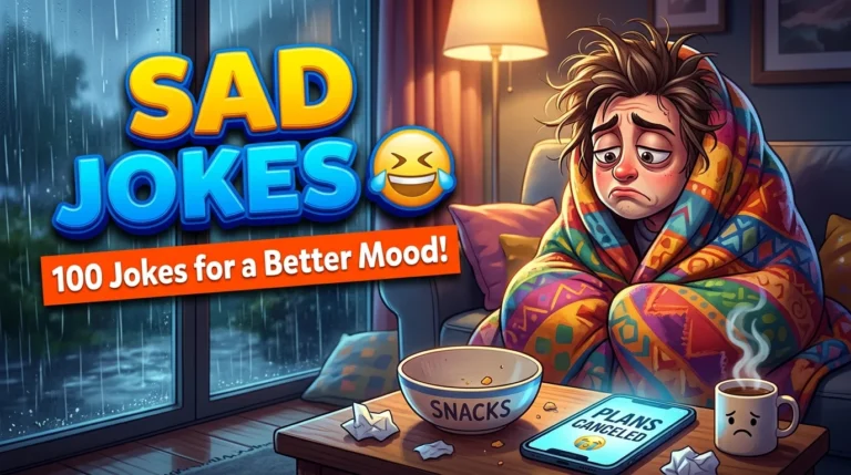 Sad jokes