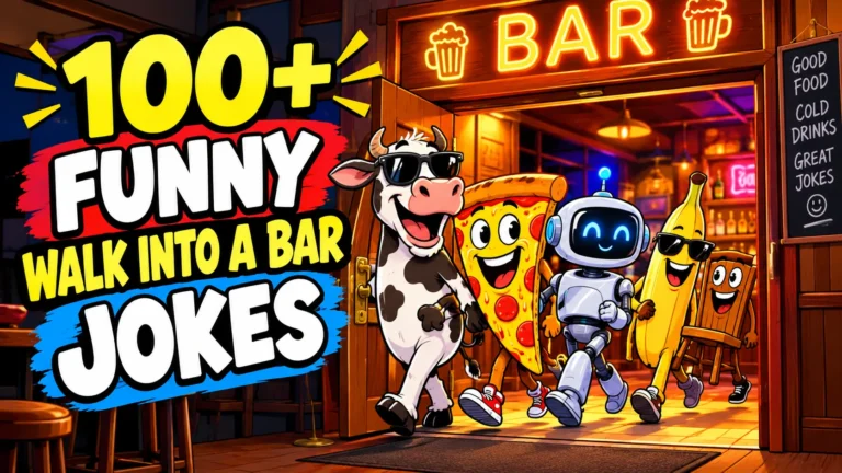 walk into a bar jokes