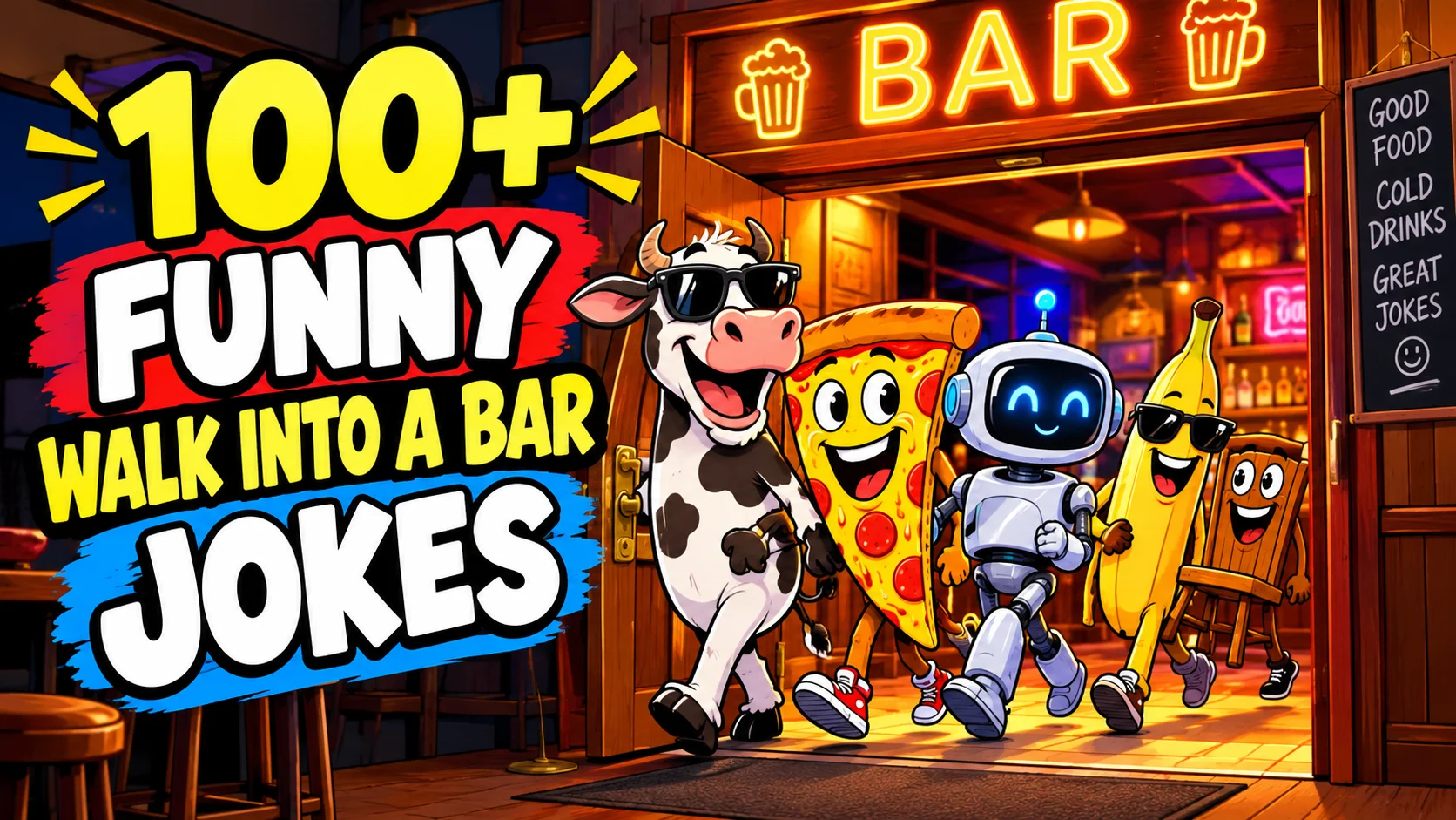 walk into a bar jokes
